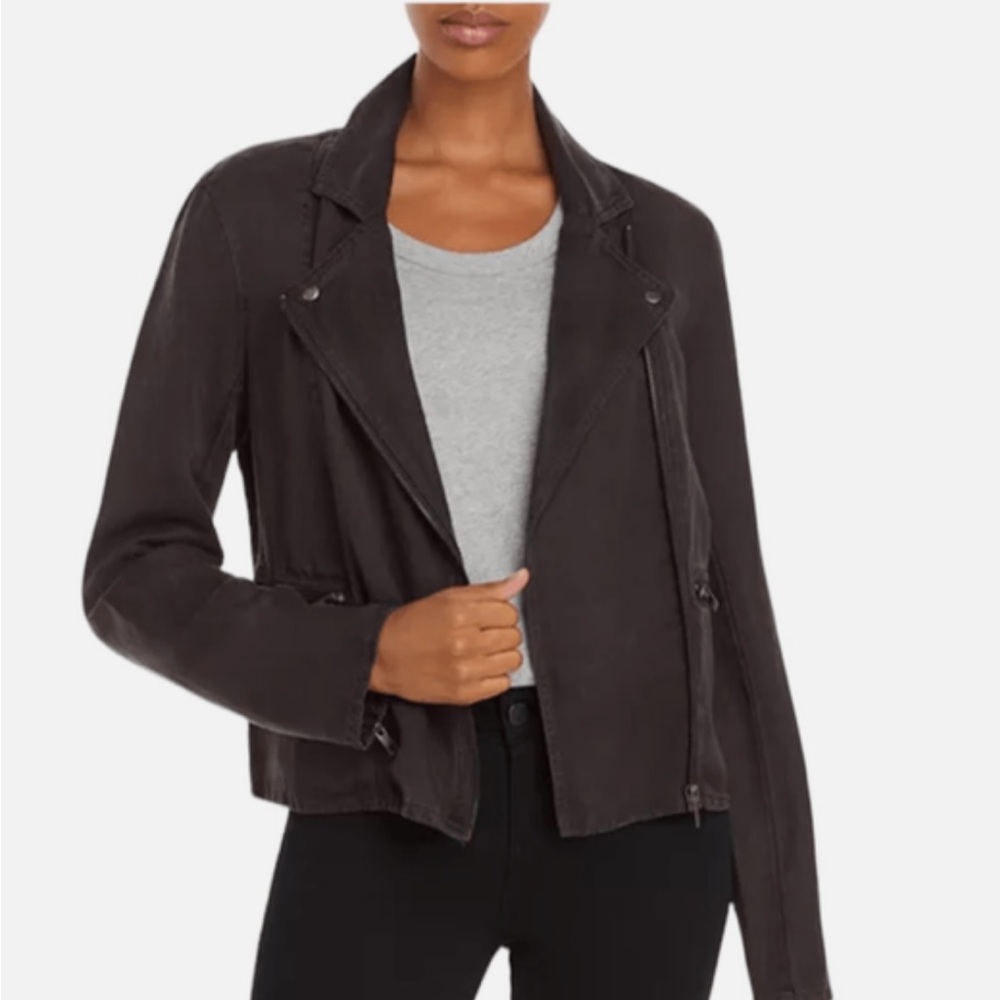 Suede Brown Jacket Size Medium - image 2